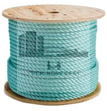 Канат армированный зеленый полипропилен 6x8+FC [диам. 16мм]